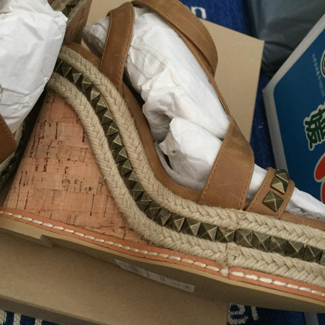 Ungrid(アングリッド)のUngridコルクウエッジソールサンダル レディースの靴/シューズ(サンダル)の商品写真