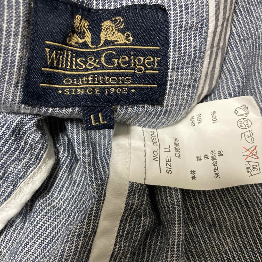 Willis&Geiger ウィリスアンドガイガー ベスト ストライプ Willis&Geiger ウィリスアンドガイガー ベスト ストライプ