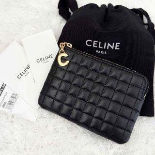 CELINE - 未使用級☆CELINE セリーヌ キルティング 財布 コイン CELINE - 未使用級☆CELINE セリーヌ キルティング 財布 コイン