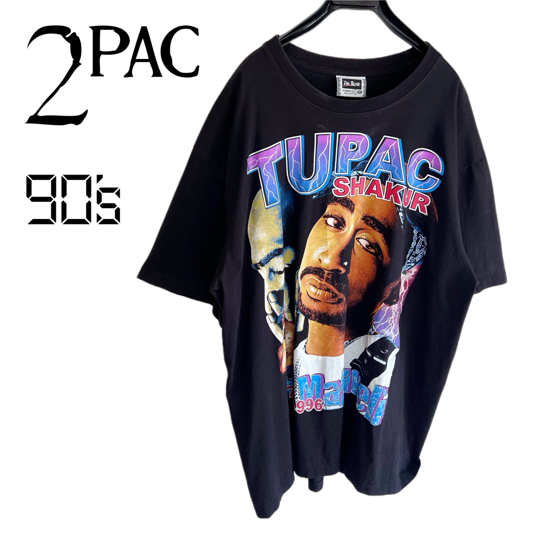 希少☆2PAC TUPAC ツーパック 90s シングルステッチ 両面Tシャツ 希少☆2PAC TUPAC ツーパック 90s シングルステッチ 両面Tシャツ