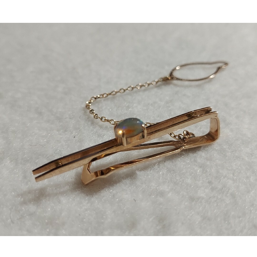 K10 オパールのネクタイピン K10 オパールのネクタイピン