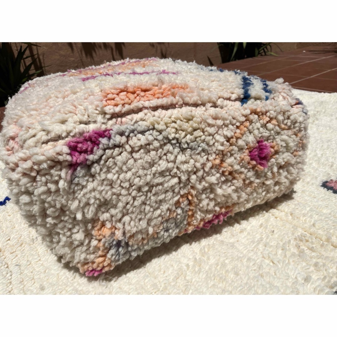 モロッコ プフ pouf アジラル オットマン クッション ラグ 141 モロッコ プフ pouf アジラル オットマン クッション ラグ 141