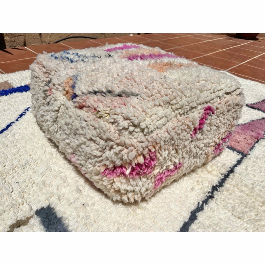 モロッコ プフ pouf アジラル オットマン クッション ラグ 141 モロッコ プフ pouf アジラル オットマン クッション ラグ 141