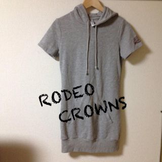 ロデオクラウンズ(RODEO CROWNS)の送料込 スエットワンピ(ミニワンピース)