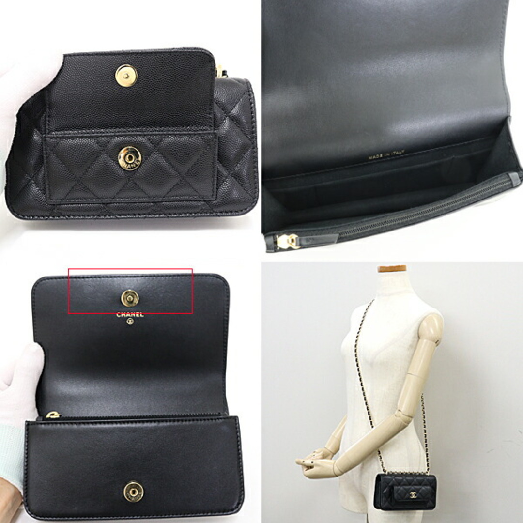 CHANEL - シャネル CHANEL チェーンショルダーウォレット フォン CHANEL - シャネル CHANEL チェーンショルダーウォレット フォン