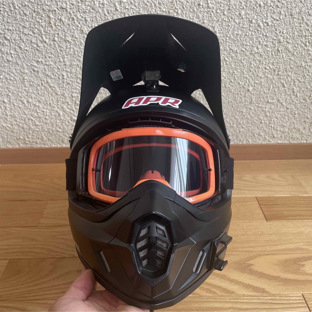 FOXゴーグル付き‼️HJC オフロードヘルメットの通販 by じろう's FOXゴーグル付き‼️HJC オフロードヘルメットの通販 by じろう's