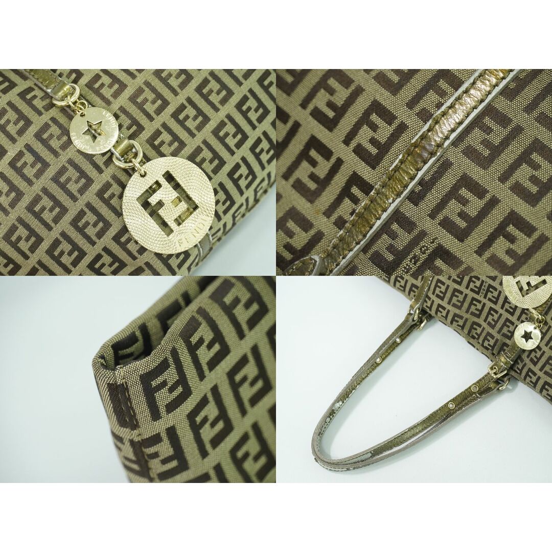本物 フェンディ FENDI ズッキーノ トートバッグ ハンドバッグ 本物 フェンディ FENDI ズッキーノ トートバッグ ハンドバッグ