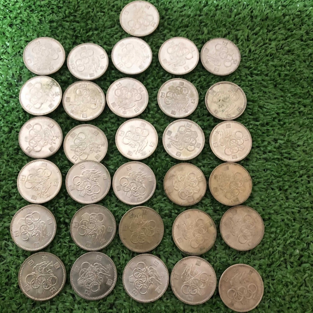 銀貨】 1964年 東京オリンピック記念硬貨 100円 銀貨】 1964年 東京オリンピック記念硬貨 100円