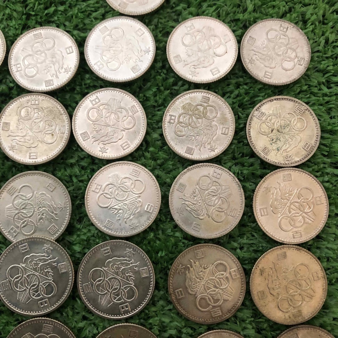銀貨】 1964年 東京オリンピック記念硬貨 100円 銀貨】 1964年 東京オリンピック記念硬貨 100円