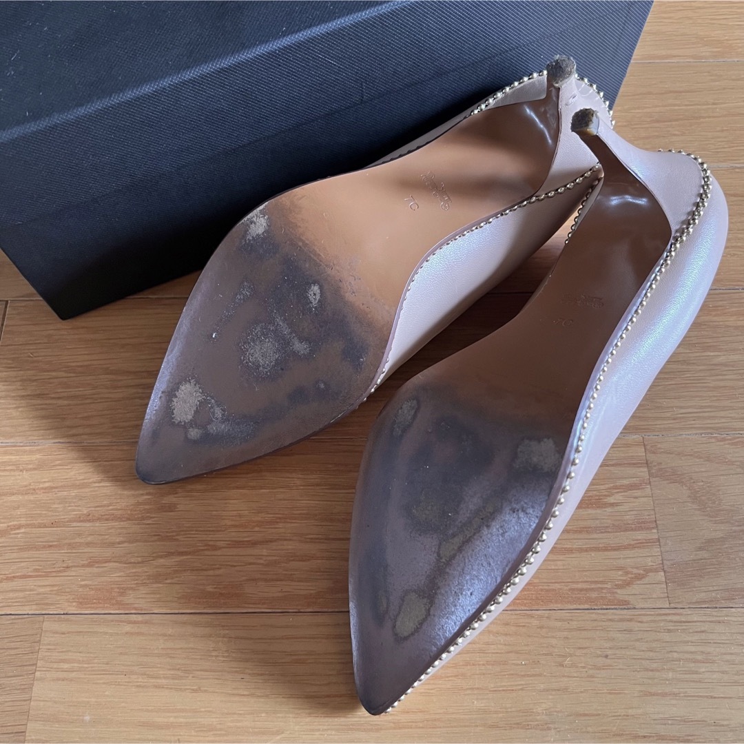COACH - COACH ジャッキーパンプス used ベージュ US7 24cmの COACH - COACH ジャッキーパンプス used ベージュ US7 24cmの