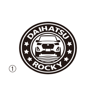 ダイハツ　ロッキー　DAIHATSU　Rocky　給油口用カッティングステッカー(車外アクセサリ)