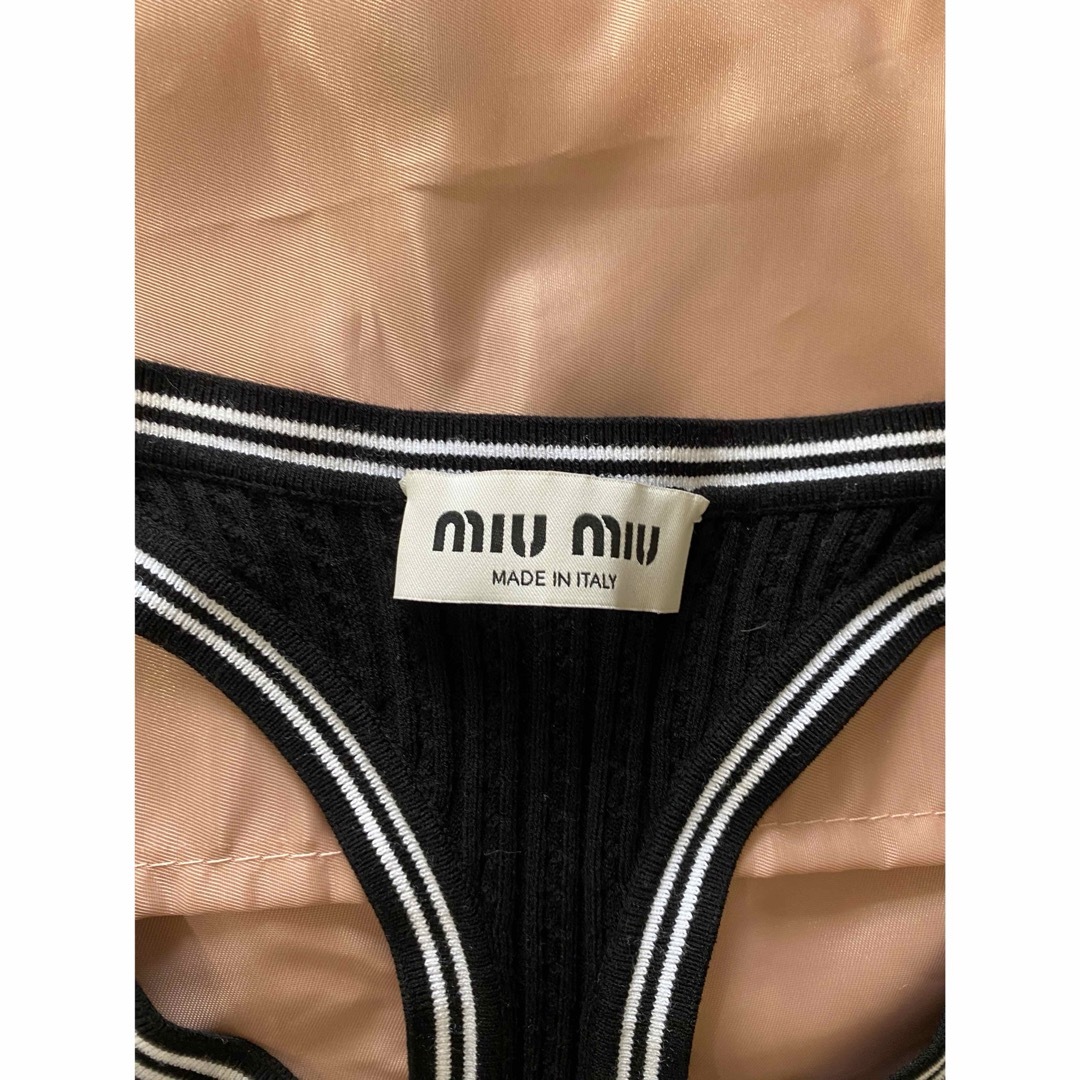 MIU MIU - ミュウミュウ新作2023サマーニットワンピースの通販 MIU MIU - ミュウミュウ新作2023サマーニットワンピースの通販