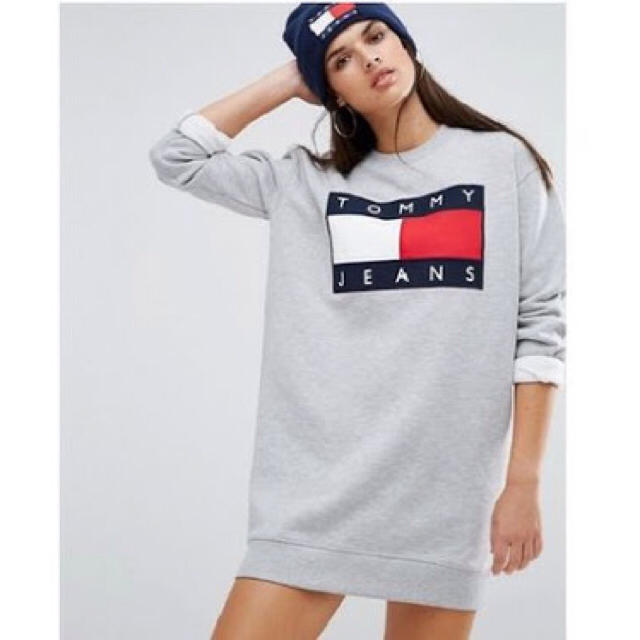 TOMMY HILFIGER(トミーヒルフィガー)のラスト１点 正規品 新品タグ付き トミーヒルフィガー スウェット ワンピース レディースのワンピース(ひざ丈ワンピース)の商品写真