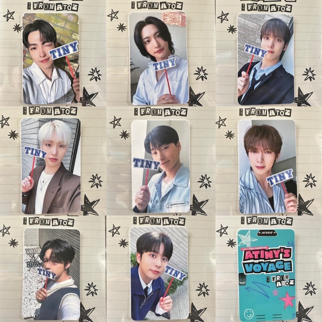ATEEZ - ATEEZ ATINY ZONE FANMEETING ペンミ トレカ pocaの通販 ATEEZ - ATEEZ ATINY ZONE FANMEETING ペンミ トレカ pocaの通販