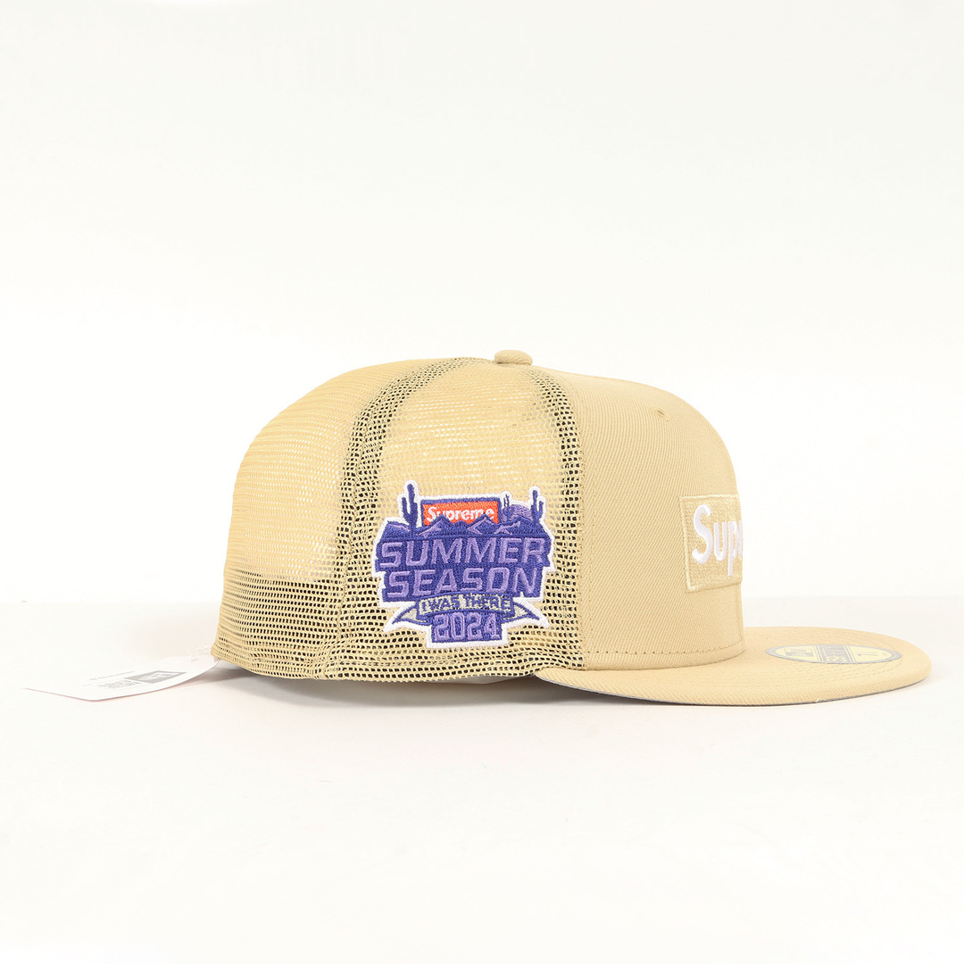 Supreme - 新品 Supreme シュプリーム キャップ サイズ:7 5/8(60.6cm) 24SS NEW ERA ボックスロゴ ベースボール メッシュキャップ Box Logo Mesh Back New Era ライトゴールド 帽子 コラボ【メンズ】の通販 by ブランド古着のBEEGLE by BooBee ラクマ店|シュプリームなら Supreme - 新品 Supreme シュプリーム キャップ サイズ:7 5/8(60.6cm) 24SS NEW ERA ボックスロゴ ベースボール メッシュキャップ Box Logo Mesh Back New Era ライトゴールド 帽子 コラボ【メンズ】の通販 by ブランド古着のBEEGLE by BooBee ラクマ店|シュプリームなら