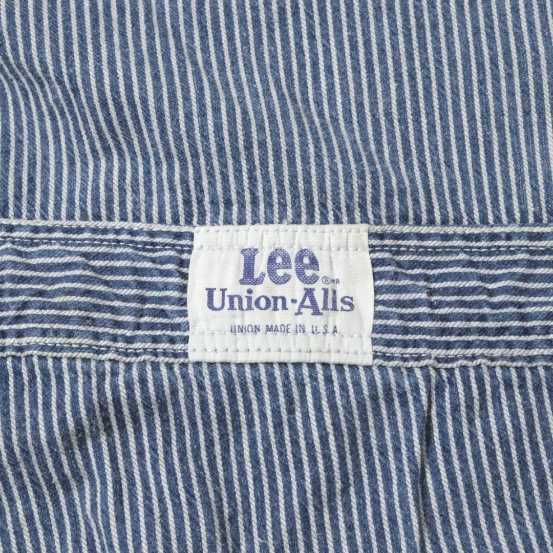 46 50's Lee ビンテージ ヒッコリー デニム オールインワン つなぎ 46 50's Lee ビンテージ ヒッコリー デニム オールインワン つなぎ