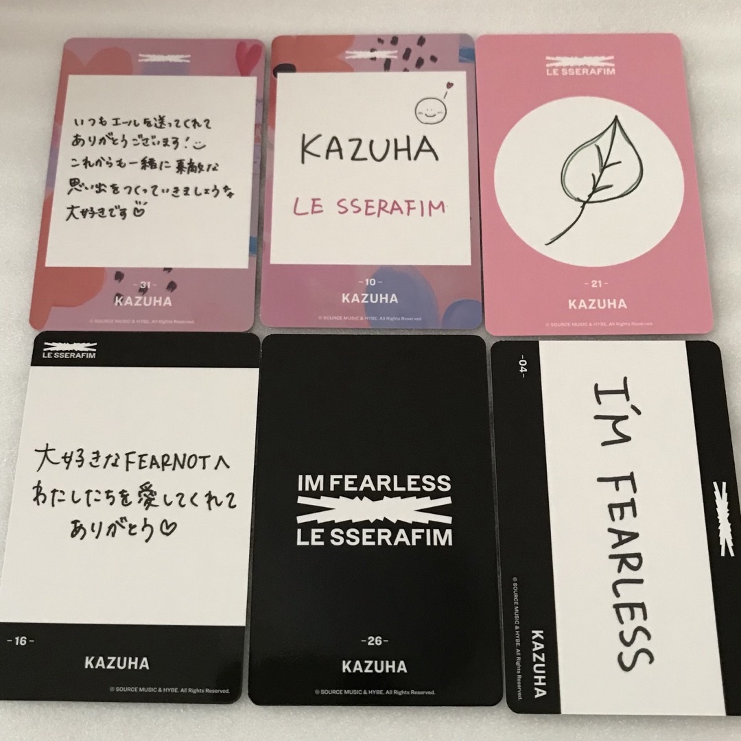 LE SSERAFIM - LE SSERAFIM FEARLESS ランダムトレカ カズハ 6 LE SSERAFIM - LE SSERAFIM FEARLESS ランダムトレカ カズハ 6