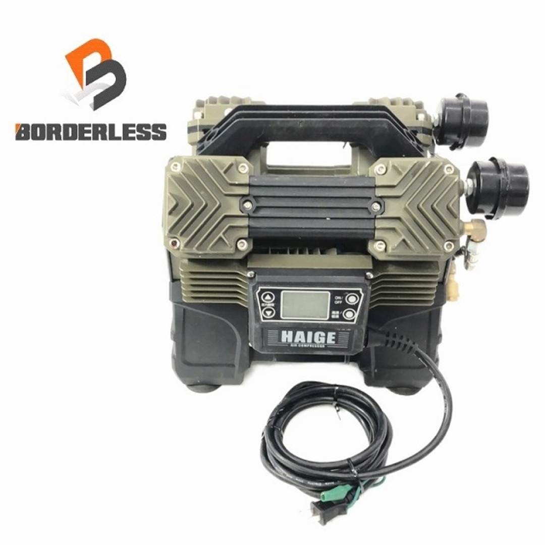 ☆中古品☆HAIGE ハイガー エアーコンプレッサー HG-DC992 100V ☆中古品☆HAIGE ハイガー エアーコンプレッサー HG-DC992 100V