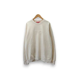 シュプリーム(Supreme)のSUPREME 20ss Cutout Logo Crewneck Beige サイズXL(パーカー)