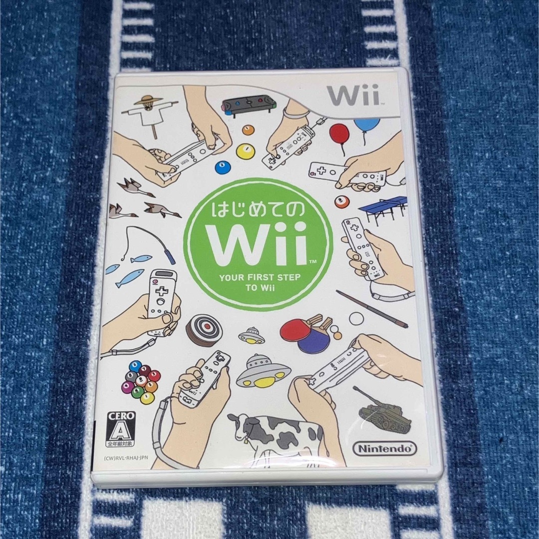 Wii(ウィー)のはじめてのWii エンタメ/ホビーのゲームソフト/ゲーム機本体(家庭用ゲームソフト)の商品写真