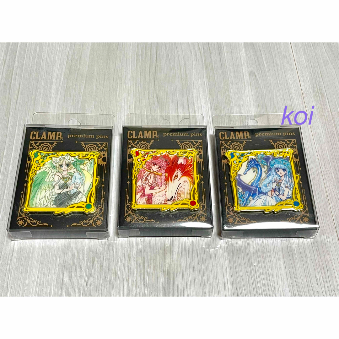 CLAMP展 魔法騎士レイアース プレミアムピンズ 全3種類の通販 by CLAMP展 魔法騎士レイアース プレミアムピンズ 全3種類の通販 by