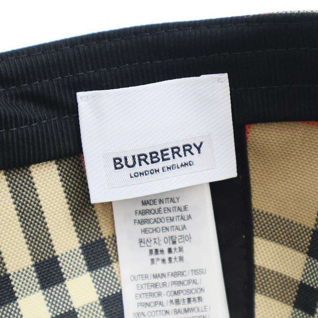 BURBERRY バーバリー ヴィンテージチェックロゴ刺繍ベースボール BURBERRY バーバリー ヴィンテージチェックロゴ刺繍ベースボール