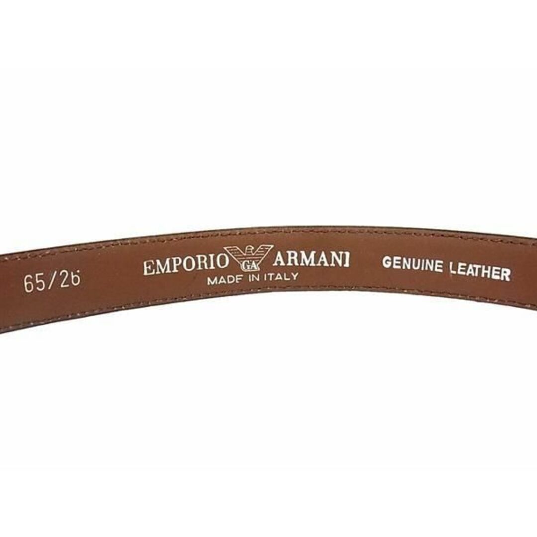 EMPORIO ARMANI - EMPORIO ARMANI エンポリオアルマーニ レザー EMPORIO ARMANI - EMPORIO ARMANI エンポリオアルマーニ レザー
