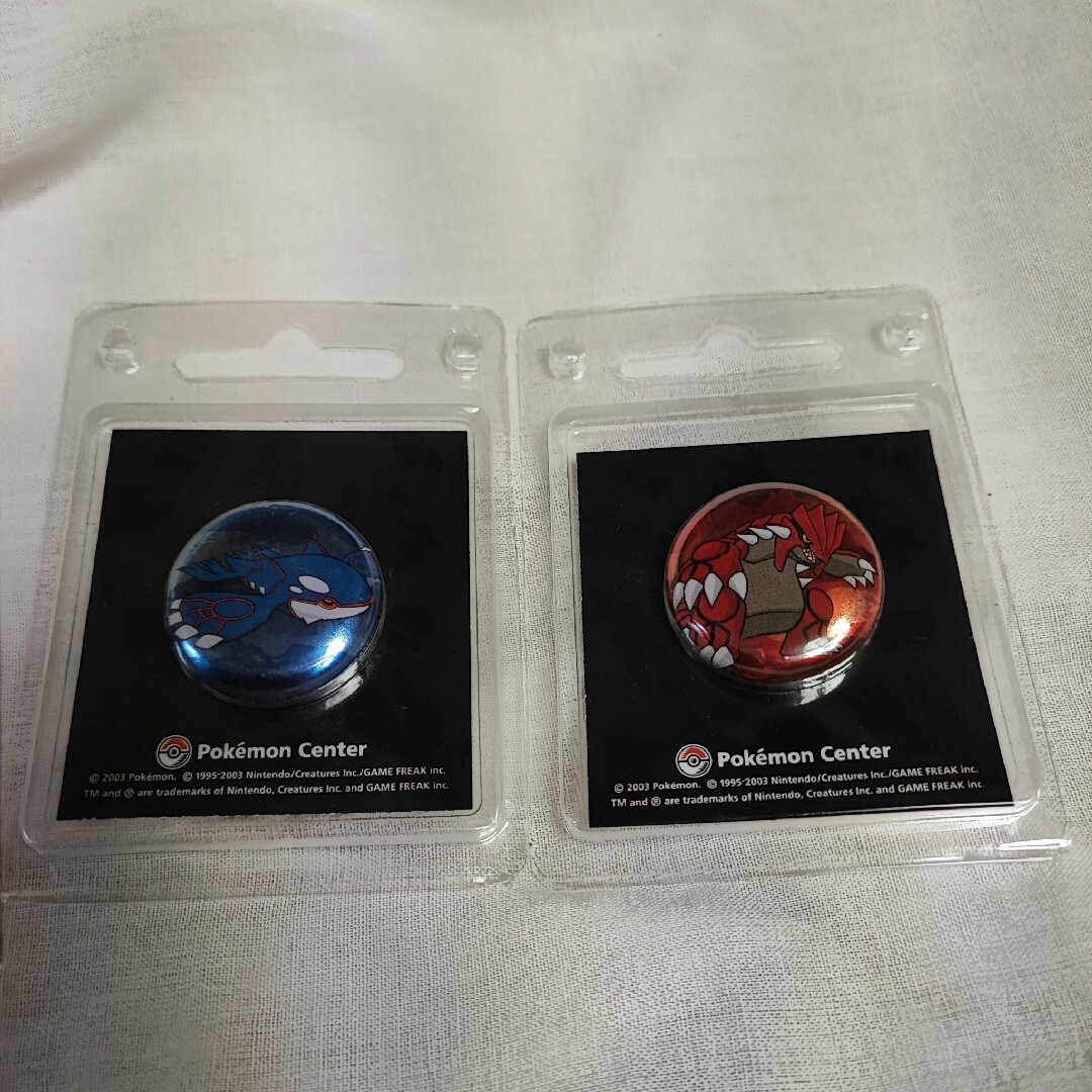 ポケモン グラードン&カイオーガ 缶バッジ ポケモン グラードン&カイオーガ 缶バッジ