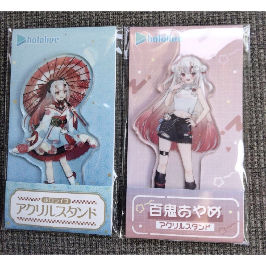 hololive - ホロライブ 新品未開封 アクスタ 百鬼あやめ 2点 hololive - ホロライブ 新品未開封 アクスタ 百鬼あやめ 2点