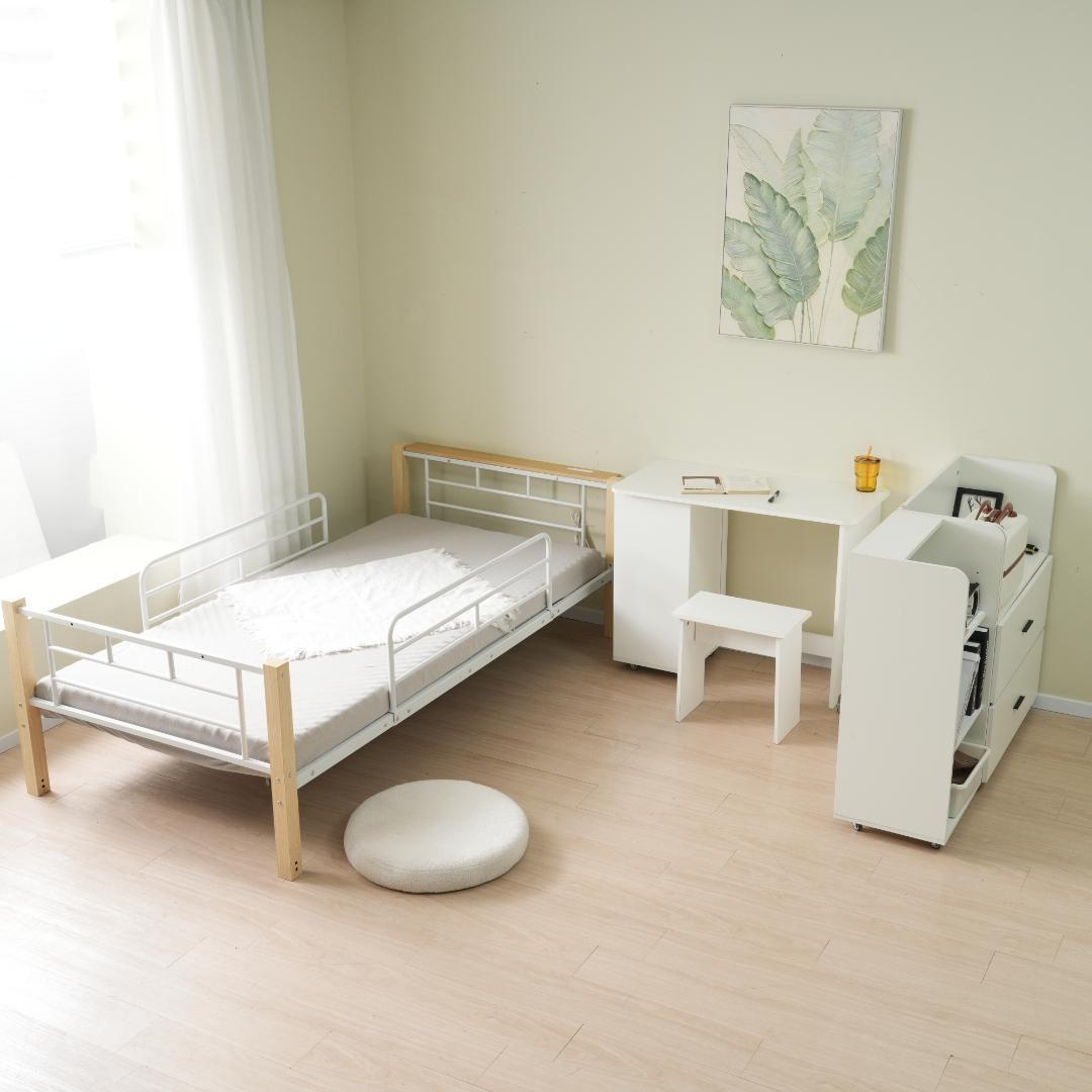 高さ130cm ロフトベッド パイプベッド シングル 一人暮らし 高さ130cm ロフトベッド パイプベッド シングル 一人暮らし