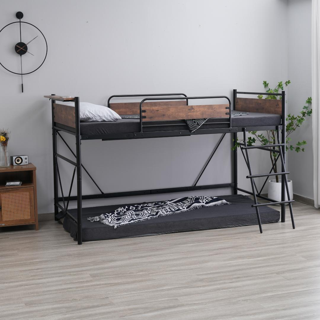 ロフトベッド パイプベッド シングル 耐荷重150kg高さ125cm ロー ロフトベッド パイプベッド シングル 耐荷重150kg高さ125cm ロー