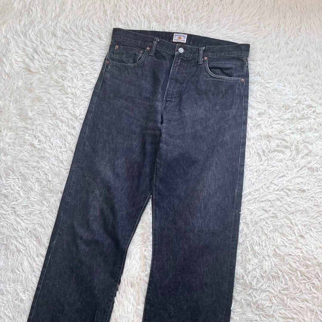 PHERROW'S - フェローズ 441Cブラック デニムパンツ ジーンズ PHERROW'S - フェローズ 441Cブラック デニムパンツ ジーンズ