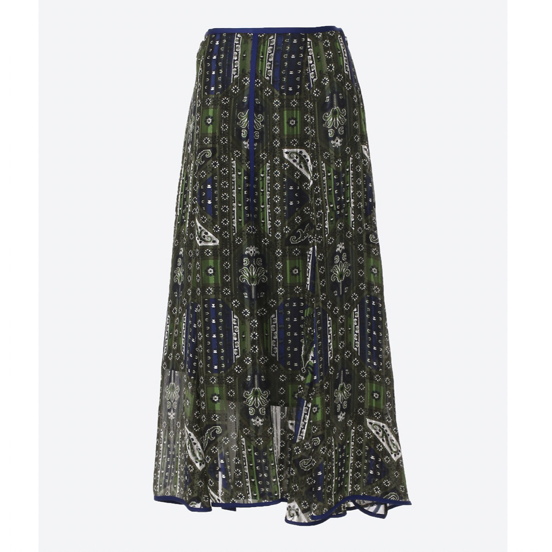 mame - マメクロゴウチ Stained Glass Printed Skirt 20PFの通販 mame - マメクロゴウチ Stained Glass Printed Skirt 20PFの通販