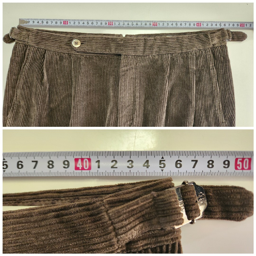 G.T.A - 【美品】GTA HERRICK 太畝コーデュロイ 濃茶 52 秋冬の G.T.A - 【美品】GTA HERRICK 太畝コーデュロイ 濃茶 52 秋冬の