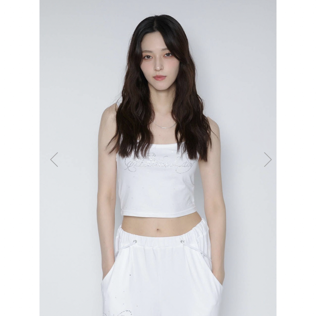 本物の melt the lady logo gradation camisole トップス