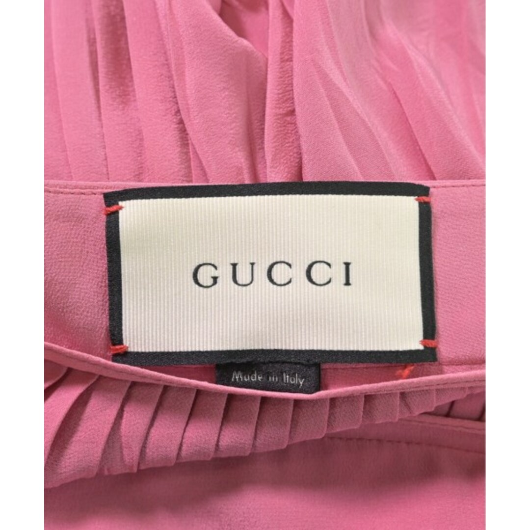 GUCCI - GUCCI グッチ ひざ丈スカート 36(XS位) ピンク 【古着 GUCCI - GUCCI グッチ ひざ丈スカート 36(XS位) ピンク 【古着