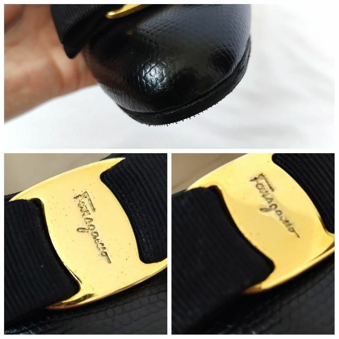 サルヴァトーレ・フェラガモ【Ferragamo】ヴァラ リザード型押し サルヴァトーレ・フェラガモ【Ferragamo】ヴァラ リザード型押し