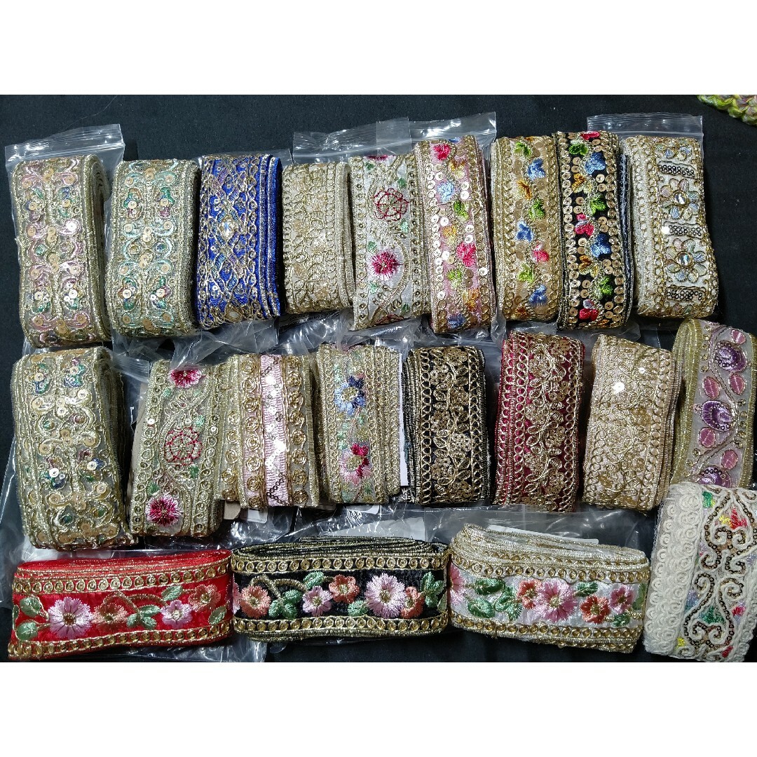 刺繍リボン ハンドメイド 帯 刺繍 裁縫