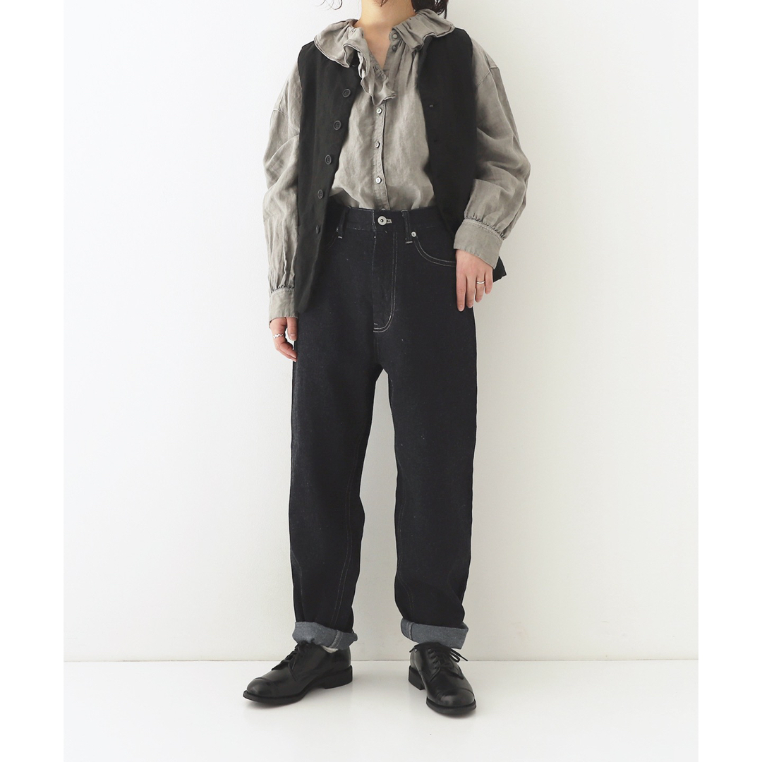 nest Robe - nest Robe / UpcycleLino デニム5ポケット nest Robe - nest Robe / UpcycleLino デニム5ポケット