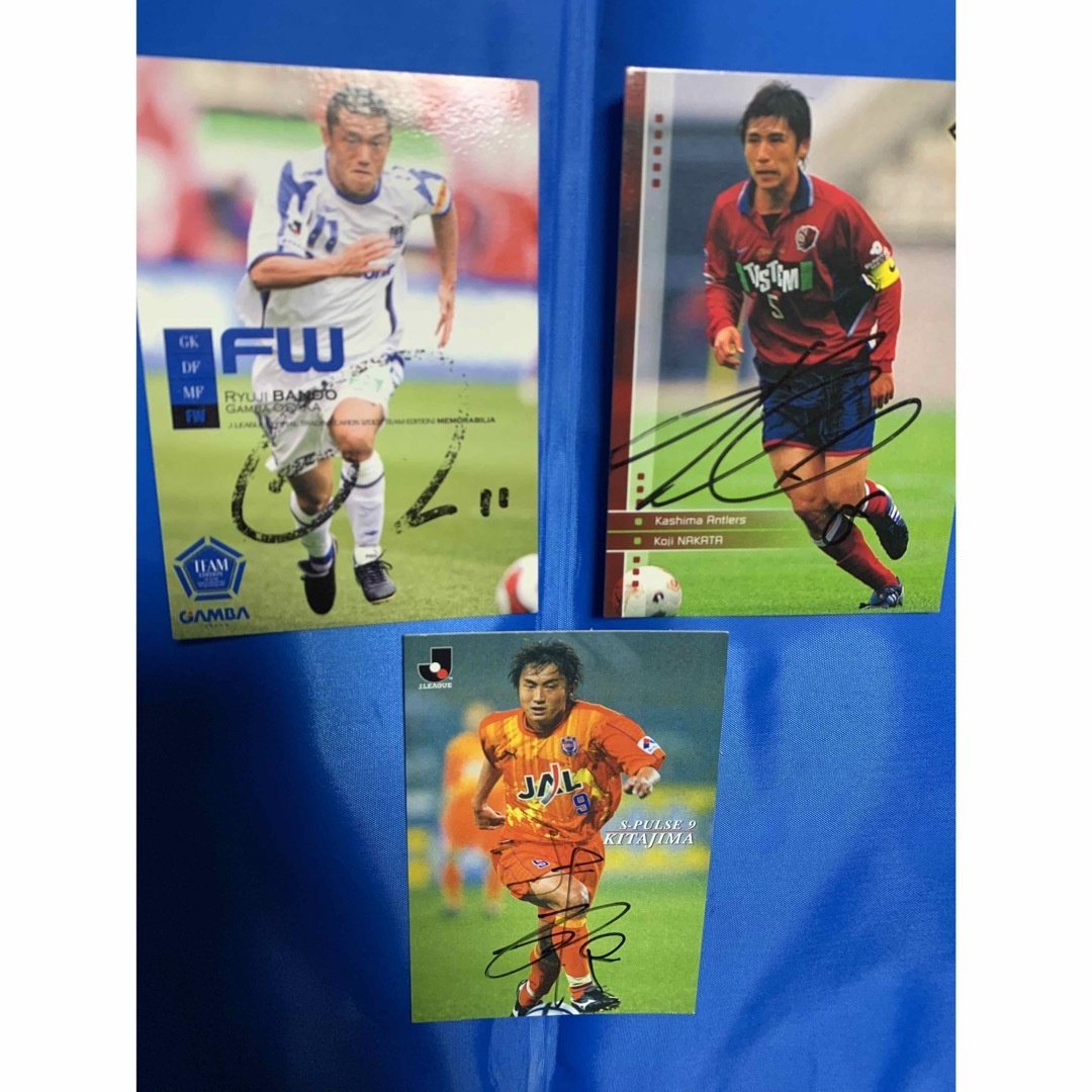 美品特価☆サッカー☆プロサッカー選手☆直筆サイン入りカード3 美品特価☆サッカー☆プロサッカー選手☆直筆サイン入りカード3