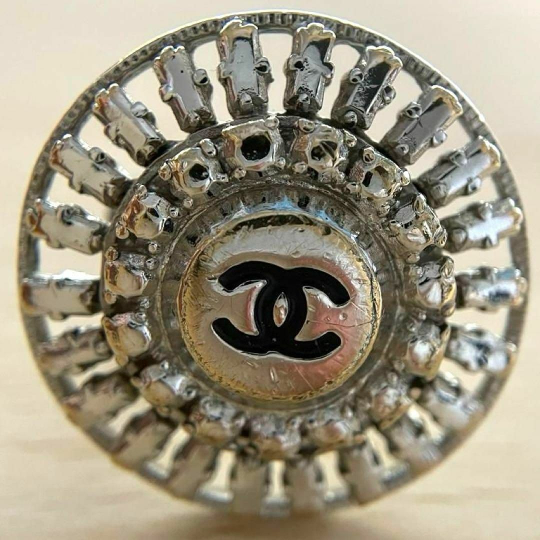 レア】CHANEL リング 指輪 07P アクセサリー ココマーク【マメ有 レア】CHANEL リング 指輪 07P アクセサリー ココマーク【マメ有