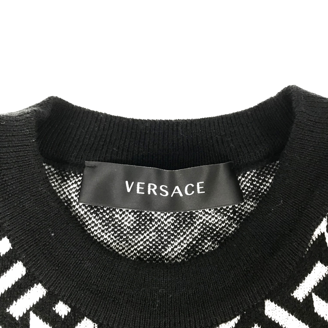 VERSACE - ヴェルサーチェ 1012024 1A07316 メンズ セーターの VERSACE - ヴェルサーチェ 1012024 1A07316 メンズ セーターの