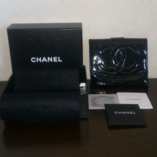 シャネル(CHANEL)のCHANEL ♡ エナメル 財布 (財布)