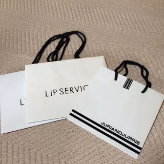 リップサービス(LIP SERVICE)のLIP ＆ JURIANO ショッパー♡(ショップ袋)