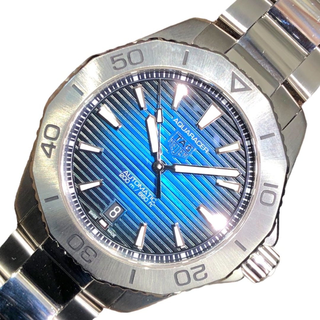 TAG Heuer - 　タグ・ホイヤー TAG HEUER アクアレーサー プロフェッシナル200 キャリバー5 WBP2111.BA0627 ブルー ステンレススチール 自動巻き メンズ 腕時計