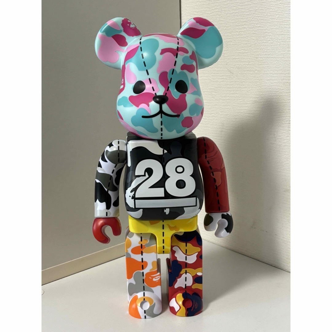 A BATHING APE - ベアブリック/コラボ/400%/限定/BAPE/28周年 A BATHING APE - ベアブリック/コラボ/400%/限定/BAPE/28周年