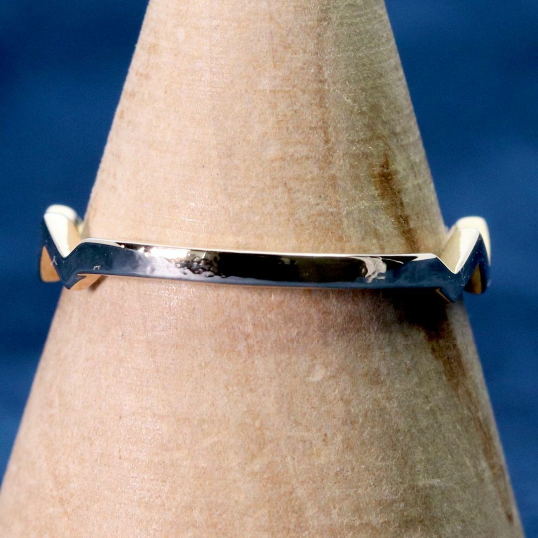 agete - アガット K10 ダイヤ ジグザグ リング ギザギザ 0.08ct agete - アガット K10 ダイヤ ジグザグ リング ギザギザ 0.08ct
