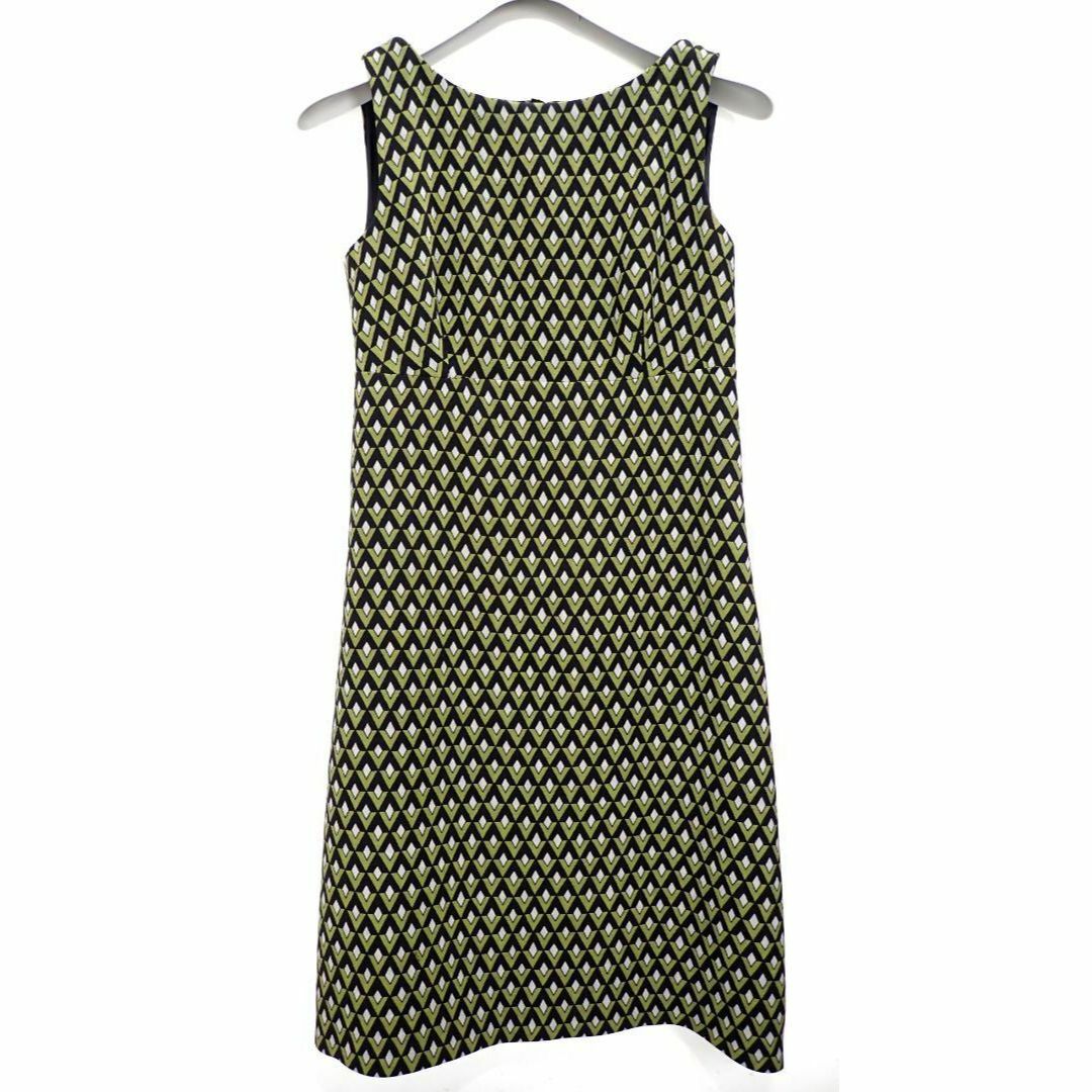 定価15万円くらい 極美品 プラダ ワンピース ダイヤ柄 定価15万円くらい 極美品 プラダ ワンピース ダイヤ柄