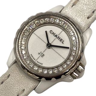 シャネル(CHANEL)の　シャネル CHANEL J12 XS H4664 ホワイト文字盤 セラミック クオーツ レディース 腕時計(腕時計)