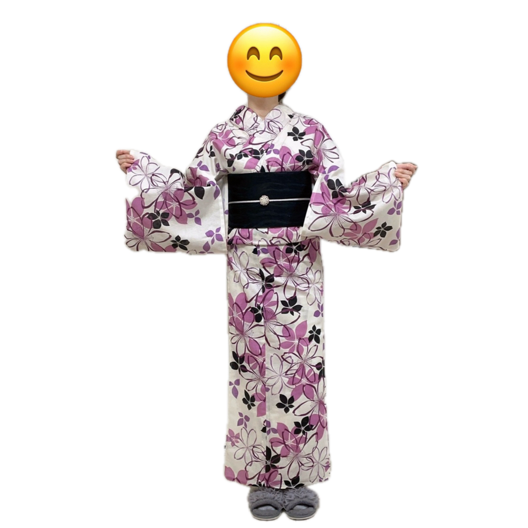 京友禅作家 秀夫 京友禅 撫子 ツツジ 訪問着 着物 124a p 京友禅作家 秀夫 京友禅 撫子 ツツジ 訪問着 着物 124a p